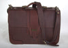 Leather Briefcase Plainsman Single Latch