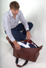 Leather Weekender Bag