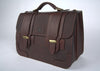 Leather Briefcase Plainsman Double Latch
