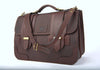 Leather Briefcase Plainsman Double Latch