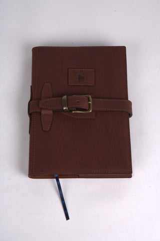Leather A4 Diary Cover with Strap