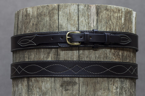 Leather Rodeo Ranger Belt 37mm