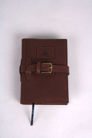 Leather A5 Diary Cover with Strap